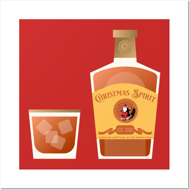 Christmas Spirits Wall Art by fatbastardshirts